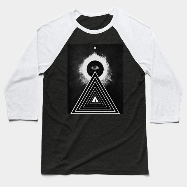 Star Gate. Baseball T-Shirt by Lost in Time